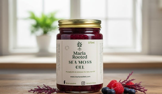 Berry(Strawberry, blackberry and Blueberry) infused Sea moss